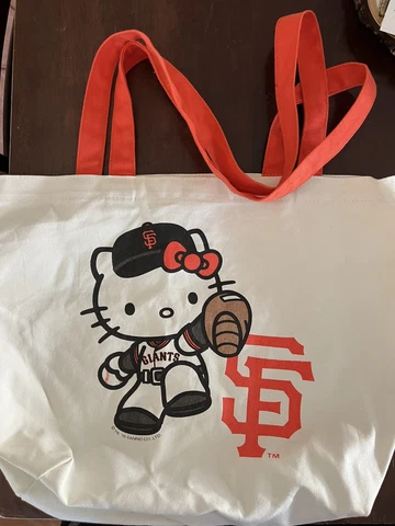 NEW SAN FRANCISCO SF GIANTS HELLO KITTY TOTE BAG Cover