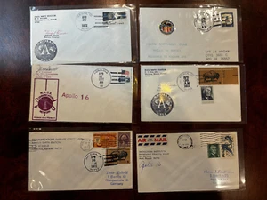 Apollo 16 Space April 1972 HAWAII 6 Covers Tracking Stations !! - Picture 1 of 1