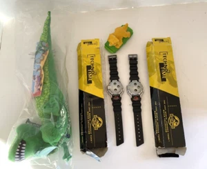 Lot of 4 Burger King Toys/2 Jurassic Park Watches/Land Before Time Dino/Toy Rex - Picture 1 of 12
