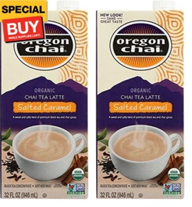 Tea Chai Latte Salted Caramel, 32 fl oz (Pack of 2) - Picture 1 of 8