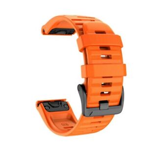 Quick Fit Silicone Watch Band Strap For Garmin Fenix 6X/6 Pro 3HR/5/5X 26MM 22MM