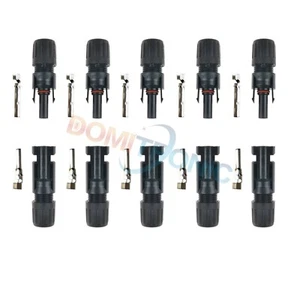 5 Pairs Solar Panel Connector Waterproof Male to Female Panel Cable Connector CE - Picture 1 of 8