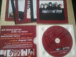 Backstreet Boys Silver Auto Print Limited Edition CD w/ Postcard Prints (HTF) - Picture 1 of 7