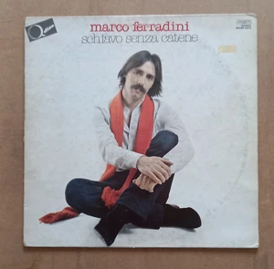 LP 33 giri 12'' Vinile MARCO FERRADINI Schiavo senza catene 1981 Ita Spaghetti. - Picture 1 of 5