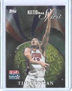 2000 TOPPS USA TIM DUNCAN NATIONAL SPIRIT OLYMPIC BASKETBALL CARD #NS9 - Bild 1 von 2