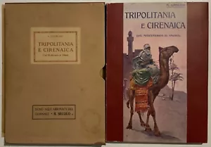 GHISLERI - TRIPOLITANIA E CIRENAICA MEDITERRANEO SAHARA LIBRO ARTI GRAFICHE 1912 - Picture 1 of 12