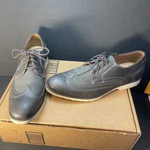 Dockers Maxwell Budapester Oxford Schuhe Herren Größe 12M grau Schnürschuhe - Bild 1 von 6
