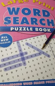 Sale Large Print New Wordsearch Puzzles Cheapest Colour Easy-Hard puzzles - Picture 1 of 4