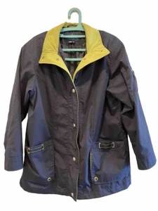 Mackintosh New England Womens Med Jacket Coat Medium Blue Pockets Lined Classic - Picture 1 of 16