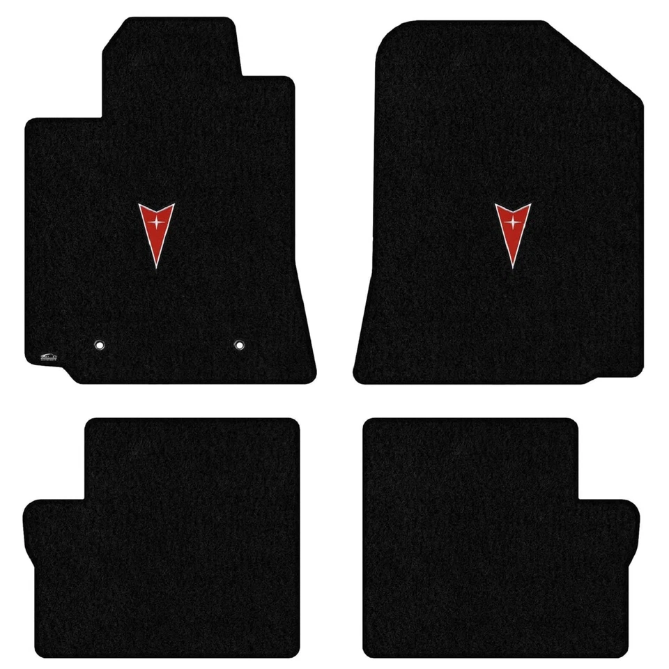 Lloyd Mats Velourtex Pontiac Vibe Dart Emblem 4 Pc Floor Mats (2003-2010)  - Image 1 of 4