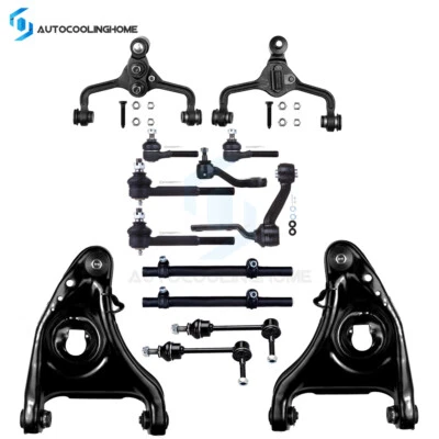 14pc Front Lower Control Arms For 1995-2002 Ford Crown Victoria Lincoln Town Car - Image 1 of 4