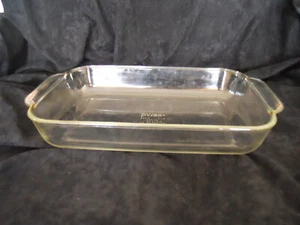 Vintage Pyrex 232-R Klarglas 11 x 7 x 1,5 Auflaufform 2 Quart Backform - Bild 1 von 6