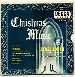 ETHEL SMITH CHRISTMAS MUSIC - DECCA ED-558 - 2 RECORD SET - EP - 45 Record VG - Imagen 1 de 6