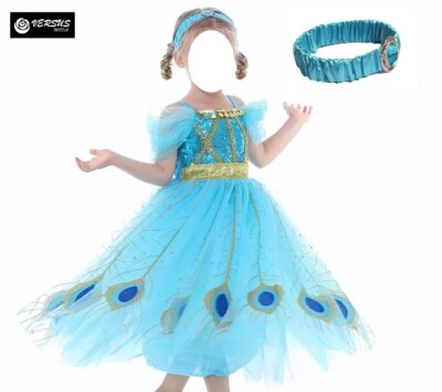 Similaire Jasmine Robe Carnaval Bleu Fille Cosplay Costume JASMDIR02 B - Photo 1/4