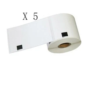 5 XEtichette Compatibili per Brother DK-11202 62mmX100mm QL-570 500 Senza Telaio - Foto 1 di 1