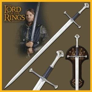 Lord Of The Rings Narsil Sword Of Elendil w/ Wall Plaque - Picture 1 of 9