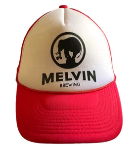 Melvin Brewing Beer Trucker Hat Mesh Breathable Snapback Terry Cloth Sweatband - Picture 1 of 6