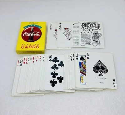 Vintage 1994 “Always Coca Cola” Playing Cards Yellow Box Coke Brand USA 31 - Image 1 of 4