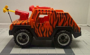 FISHER PRICE IMAGINEXT 2006 JUNGLE SAFARI JEEP MATTEL TIGER STRIPE - Picture 1 of 7