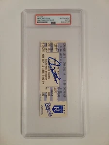 Paul Molitor Signed Full Ticket 9/16/1996 Autograph PSA/DNA - 1# - Picture 1 of 4