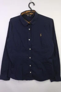 Polo By Ralph Lauren Blue Cotton Collared Long Sleeves Button-Up Shirt 44 - Picture 1 of 15