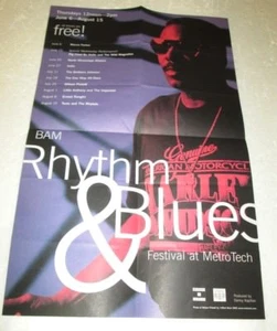 Wilson Pickett Bam Rhythm & Blues Festival 2002 22" x 14" Poster selten - Bild 1 von 3