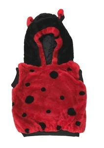 Girls Ladybug Halloween Costume, Child 1 - 3 Years, Plush, 1 Piece with Hood - Picture 1 of 2