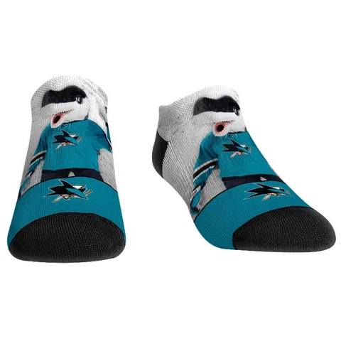 Unisex Rock Em Socks San Jose Sharks Mascot Walkout Low Cut Socks Cover