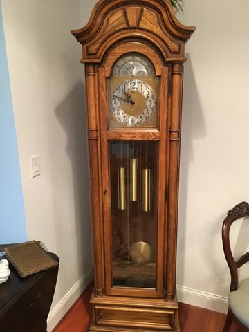 Ridgeway Grandfather Clock Model 196, Mechanical Movement Cover