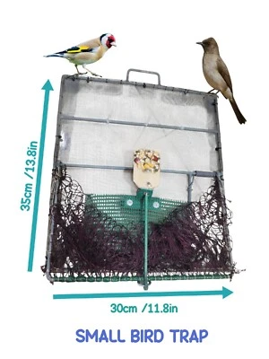 Catching Bird Net ,Pest Control Humane Live Trap Mesh For Sparrows Pigeons  فخ - Image 1 of 4