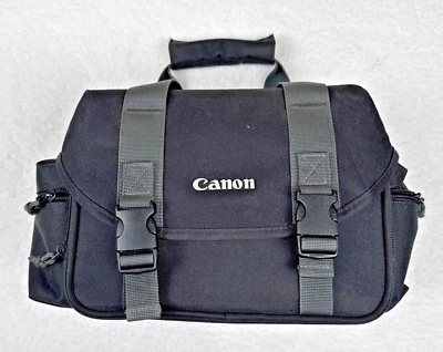 Canon 200ES EOS DSLR Cámara Digital Foto Acolchada Bolso Estuche Correa para el Hombro Negro Foto 1 de 4