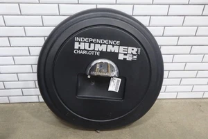 Hummer h2 SUV Black Plastic OEM Spare Tire Cover *Dealer ID Printed on Face* - Picture 1 of 18