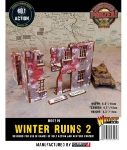WW2 Achtung Panzer Normandy Winter Ruin 2 (28mm) - Picture 1 of 1