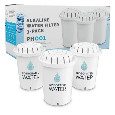PH001 - White Alkaline Water Filter – Replacement Filters for All Pitcher & D... - Image 1 of 4