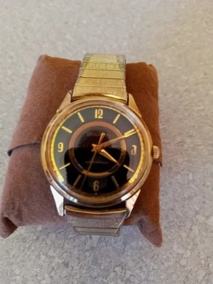 Vintage Bulova Sea King "AB" men's manual winding watch Two-tone concentric 1965 - Image 1 of 2