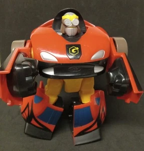 2003 Playskool Go-Bots Deluxe Class Speed-Bot Racer Transformers RED - Picture 1 of 11