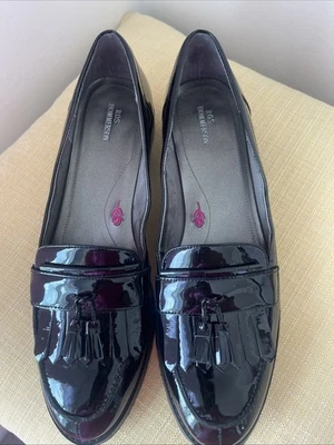 Ross Hommerson Black Patent Leather Loafer Flats in  Size 10 - Image 1 of 3