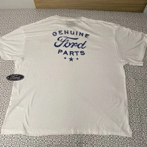 Ford / Forever 21 Collab T-Shirt Originalteile Herren XL weiß blau Baumwolle NEU - Bild 1 von 13