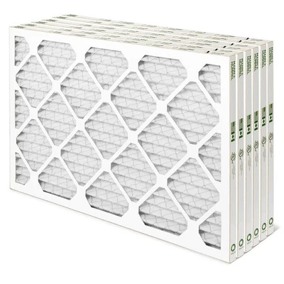 24x30x1 MERV 8 Pleated AC Furnace Air Filters. 6 Pack. Made in USA. - Image 1 of 4