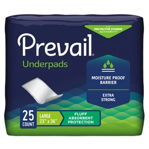 Prevail Underpad 23" X 36" Fluff Light Absorbency - Picture 1 of 7