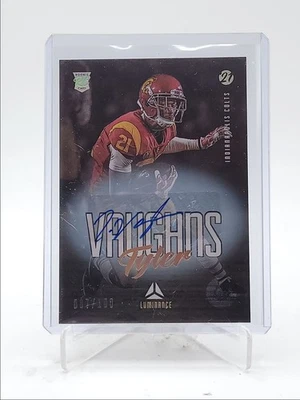 TYLER VAUGHNS 2021 LUMINANCE ROOKIE AUTOGRAPH GOLD RC AUTO /100 Q5971 - Image 1 of 2