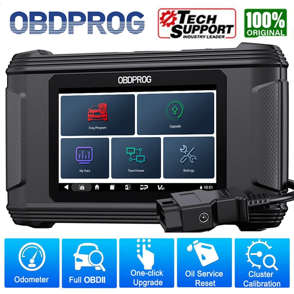 OBDPROG M500 Car Mileage Adjust Odometer Correction Tool Reset Oil Service Light - Image 1 of 4