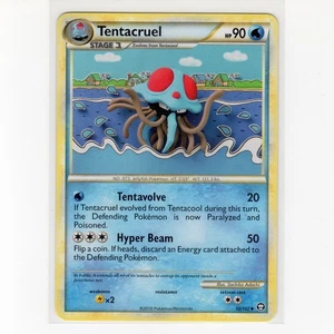 Pokémon TCG Tentacruel 50/102 HGSS Triumphant Regular Uncommon Card EN-LP 2010 - Picture 1 of 3