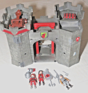Playmobil 4440  Knights Wolf Castle Take Along 2007 with Figures