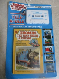 Vintage Thomas The Tank Engine‘Tell-A-Tale’ Cassette + Book - Never Opened! 1984 - Picture 1 of 2