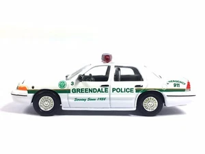 Racing Champions Greendale Police 1999 99 Ford Crown Victoria Diecast 1/64 Loose - Picture 1 of 8
