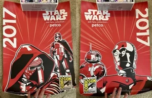 Petco San Diego Comic-Con 2017 Exclusive Star Wars Press Poster Set SDCC - Picture 1 of 1