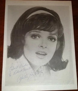 Actress ANITA GILLETTE Autograph - Signed & Inscribed Vintage Photo - Picture 1 of 3