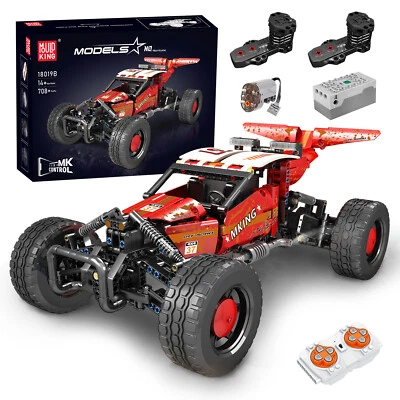 MOULD KING Technik OFF Road Rennwagen Auto Buggy Klemmbausteine Spielzeug 18019B