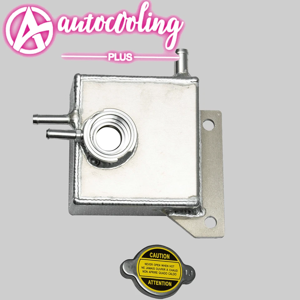 For 02-2007 SUBARU IMPREZA WRX Aluminum Coolant Reservoir Tank 2004-19 STI - image 1 of 4